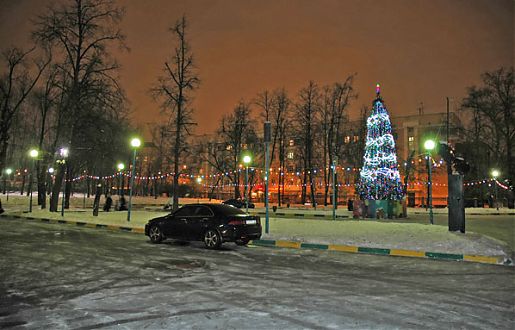 Оформление ЮАО  Москвы, Новый год